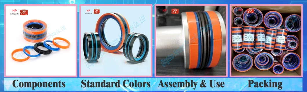 HP Seal Hydraulic Jack Piston Rod Oil Seal Ring Tpm Das Kdas MD-L Double-Acting Piston Seals